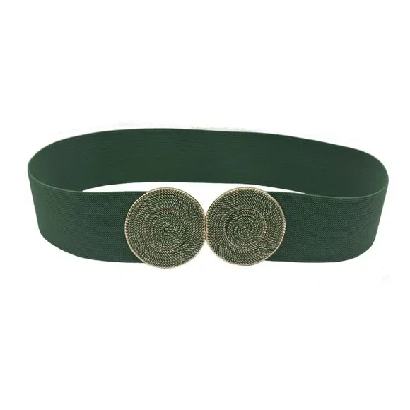 Boutique | Other | Dresses Wide Elastic Belts For Women Green Women Belts  Elastic | Poshmark